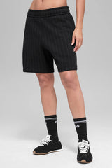 7" Pinstripe Short - Black Pinstripe