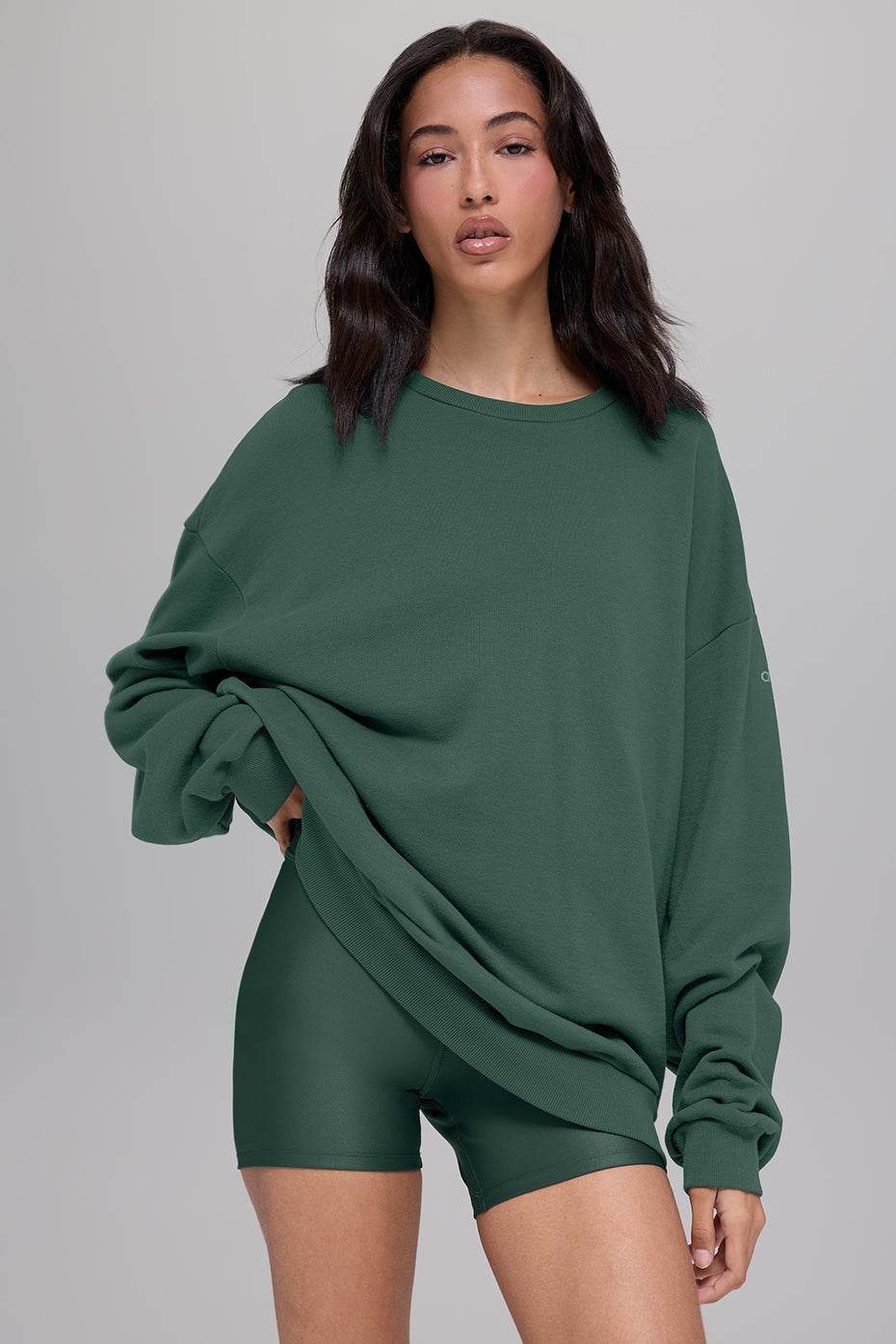 Chill Crew Neck Pullover - Clover Green