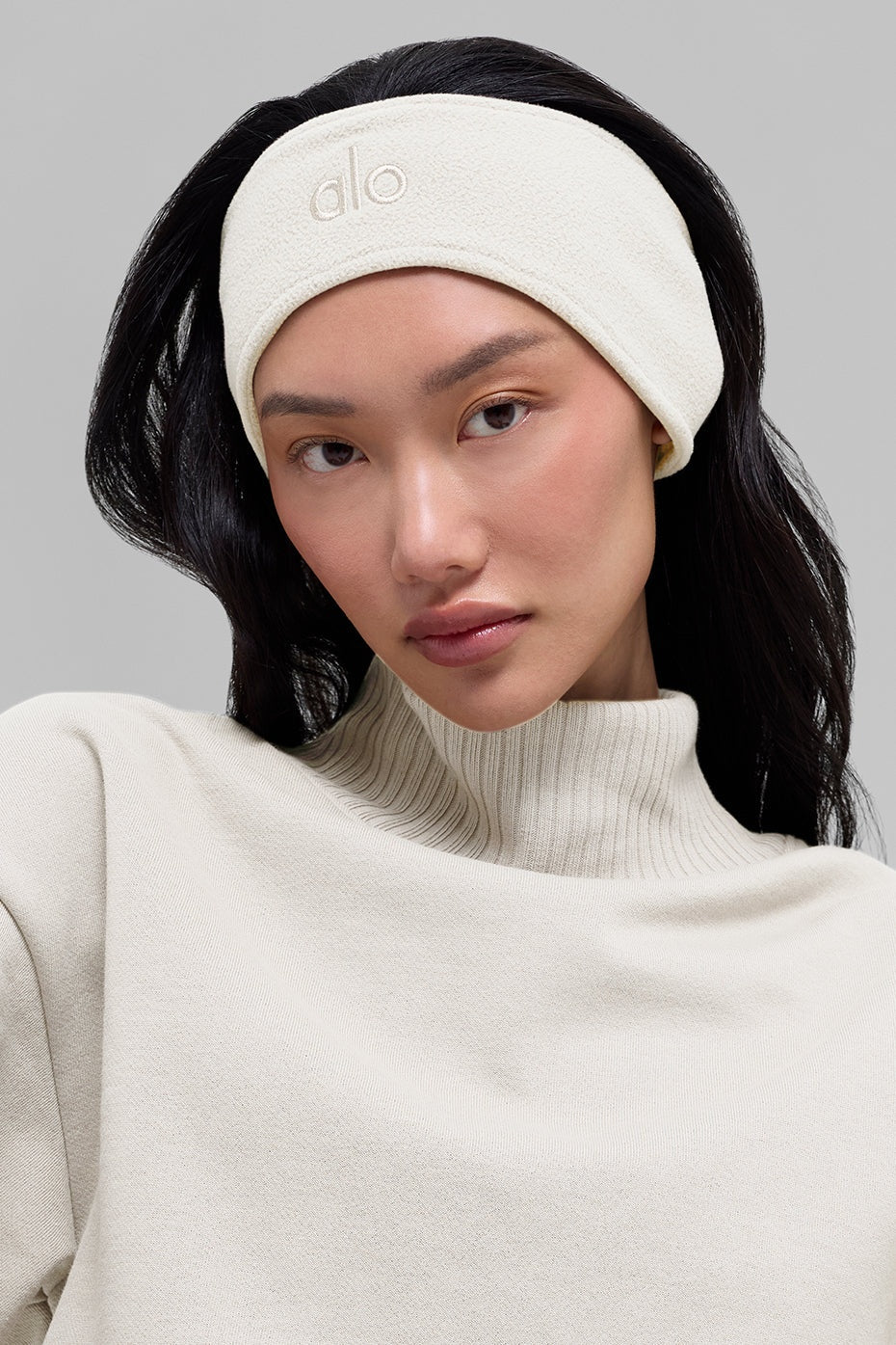 Polar Fleece Ear Warmer - Ivory