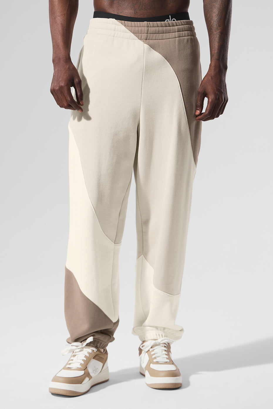 Make Waves Sweatpant - Ivory/Bone/Gravel