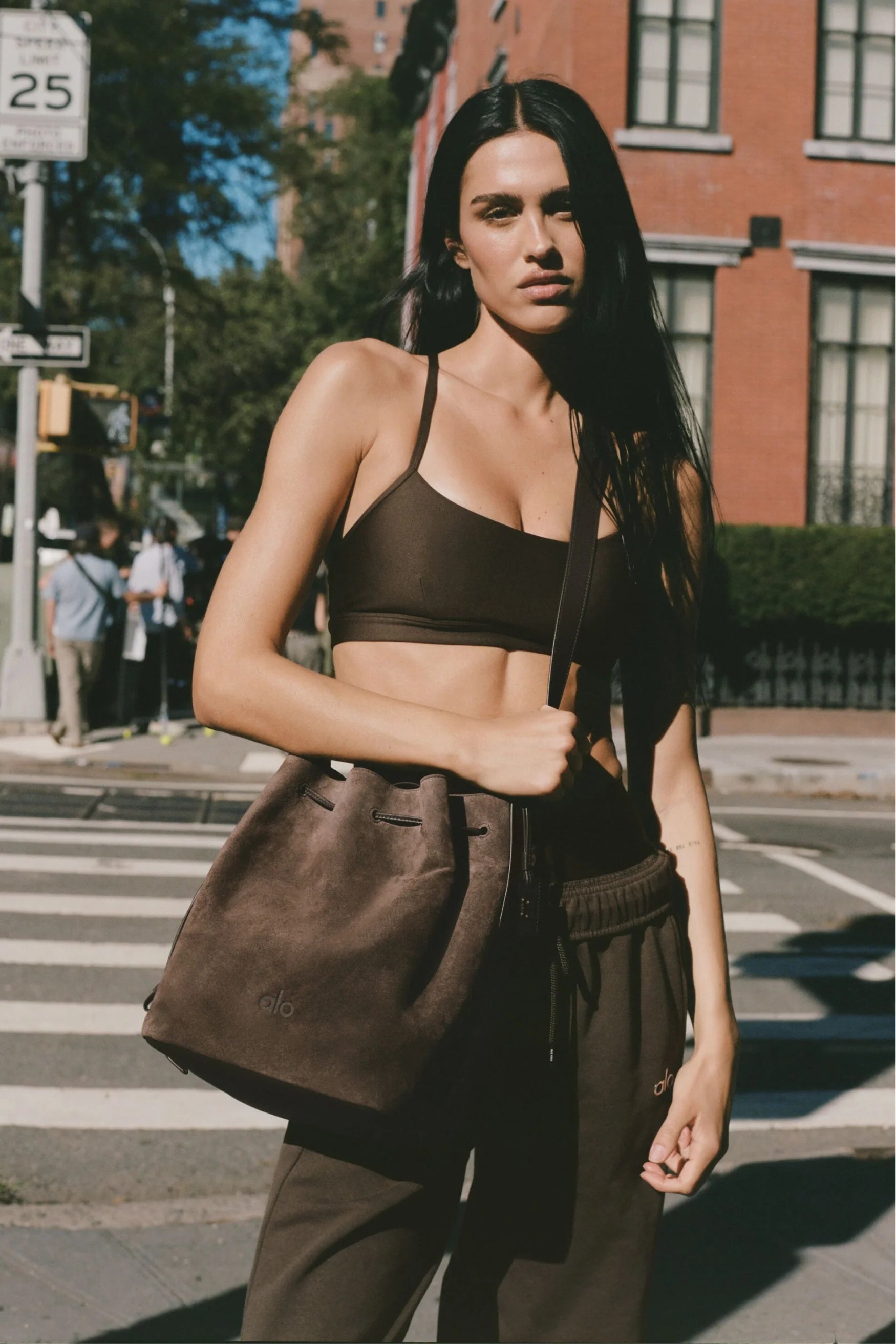 ALO Balance Bucket - Espresso Suede