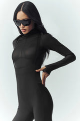 Airlift Winter Warm Mesh Ski Time Long Sleeve - Black