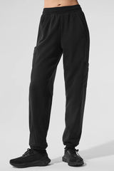 Polar Fleece Wintry Mix Pant - Black