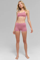 Sheer Glow Boyshort - Pink Wild Rose