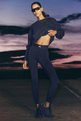 Airlift High-Waist Suit Up Legging - Navy/Navy