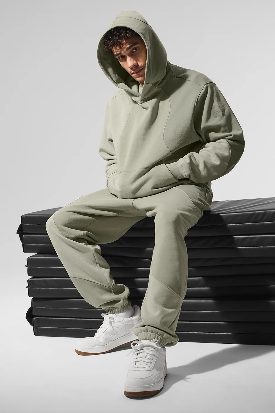 Make Waves Hoodie - Limestone Tonal