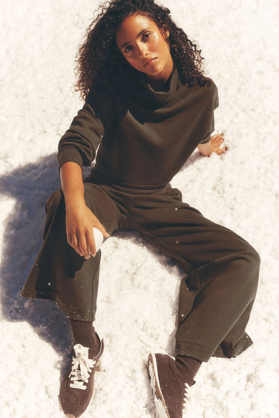 ALO Sunset Sneaker - Espresso