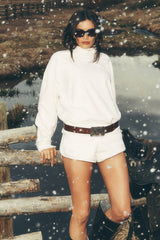 Polar Fleece Retreat Short - Ivory