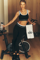 Airbrush High-Waist 7/8 Better Together Legging - Black/White