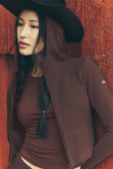 Sway Full Zip Hoodie - Brownstone