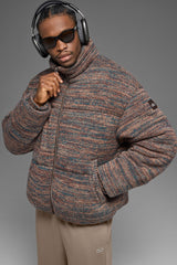 Stage Sweater Puffer - Brown Multi