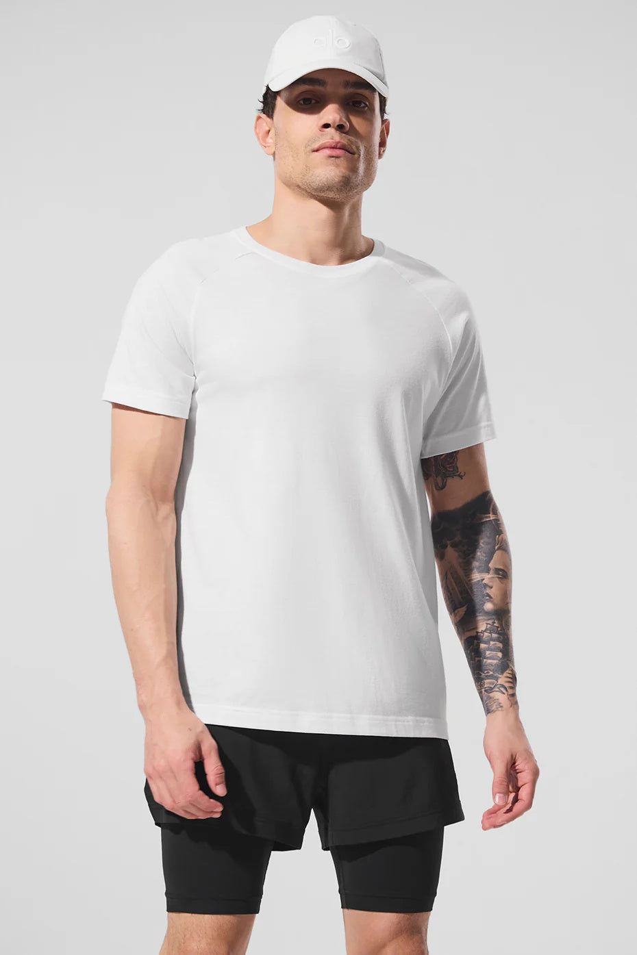 Triumph Raglan Tee - White