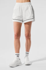 Motivate Track Short - White/Black