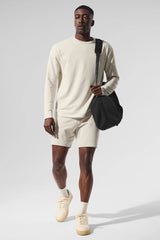 Double Take Long Sleeve Crew - Bone