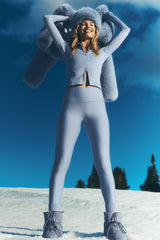 Airlift Winter Warm High-Waist Legging - Winter Frost