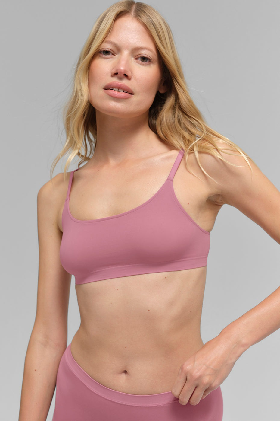 Sheer Glow Bra - Pink Wild Rose
