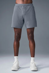 7" Conquer React Performance Short - Steel Grey