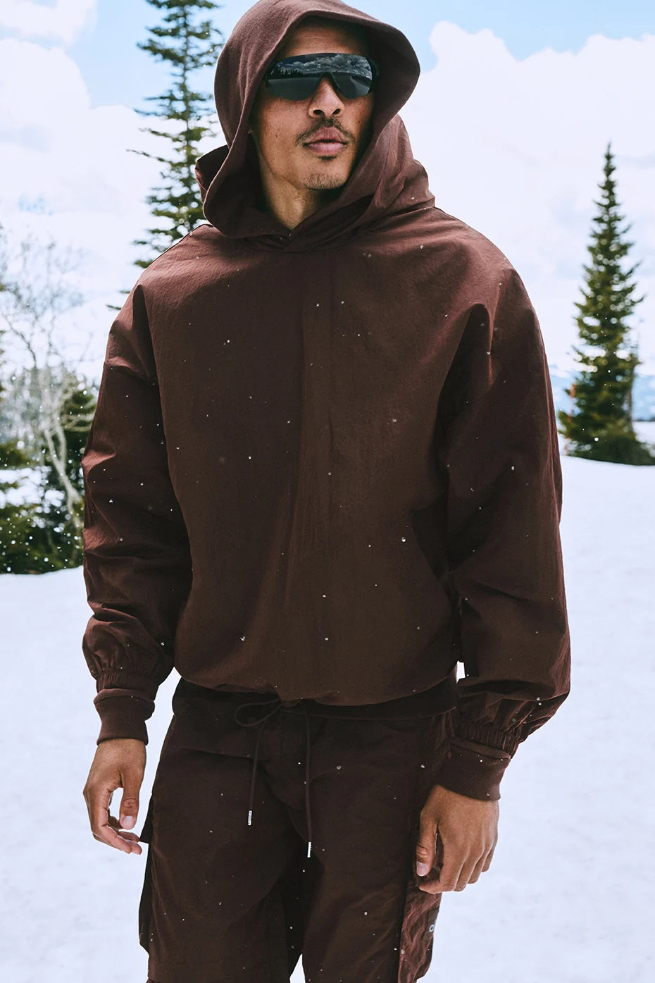 Axis Hooded Pullover - Brownstone