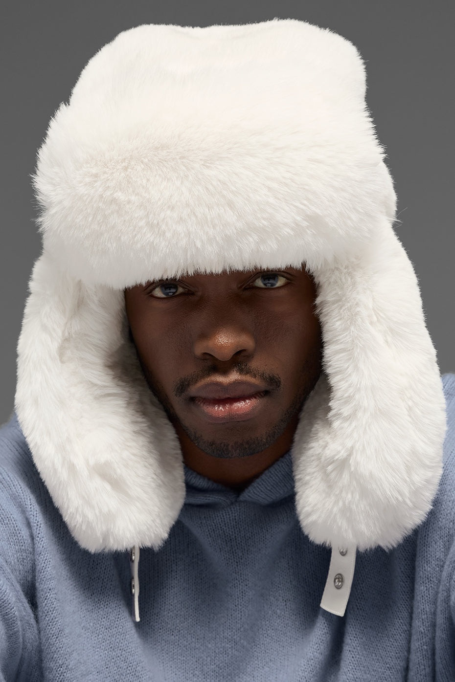 Faux Fur Starstruck Hat - Ivory