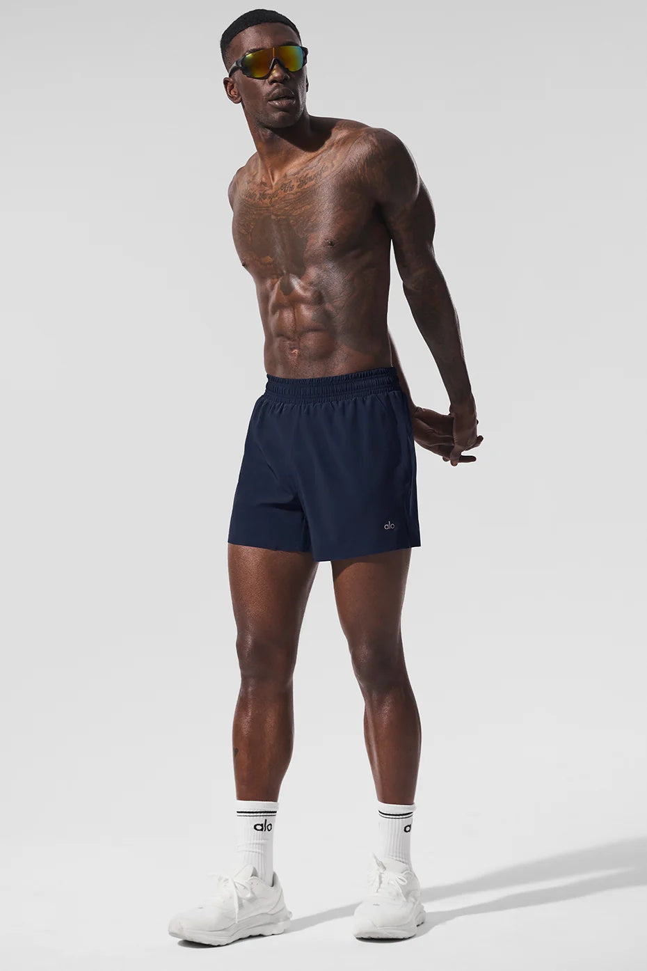5" Adapt Running Short - Navy