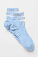 Women's Pulse Grip Sock - Seashell Blue