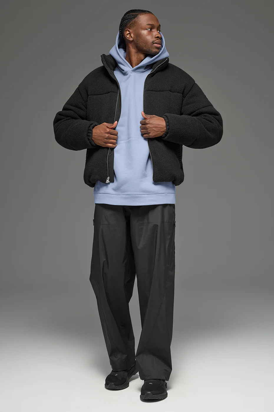 Stage Sweater Puffer - Black