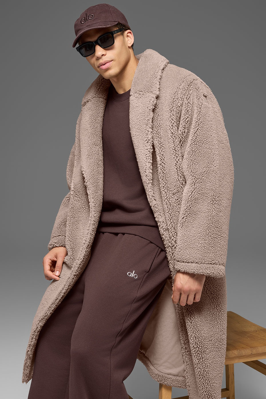 Oversized Sherpa Trench - Chai Latte