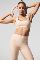 Airlift Advantage Racerback Bra - Macadamia