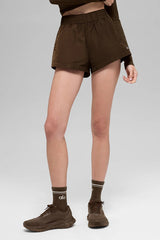 High-Waist Socialite Short - Espresso