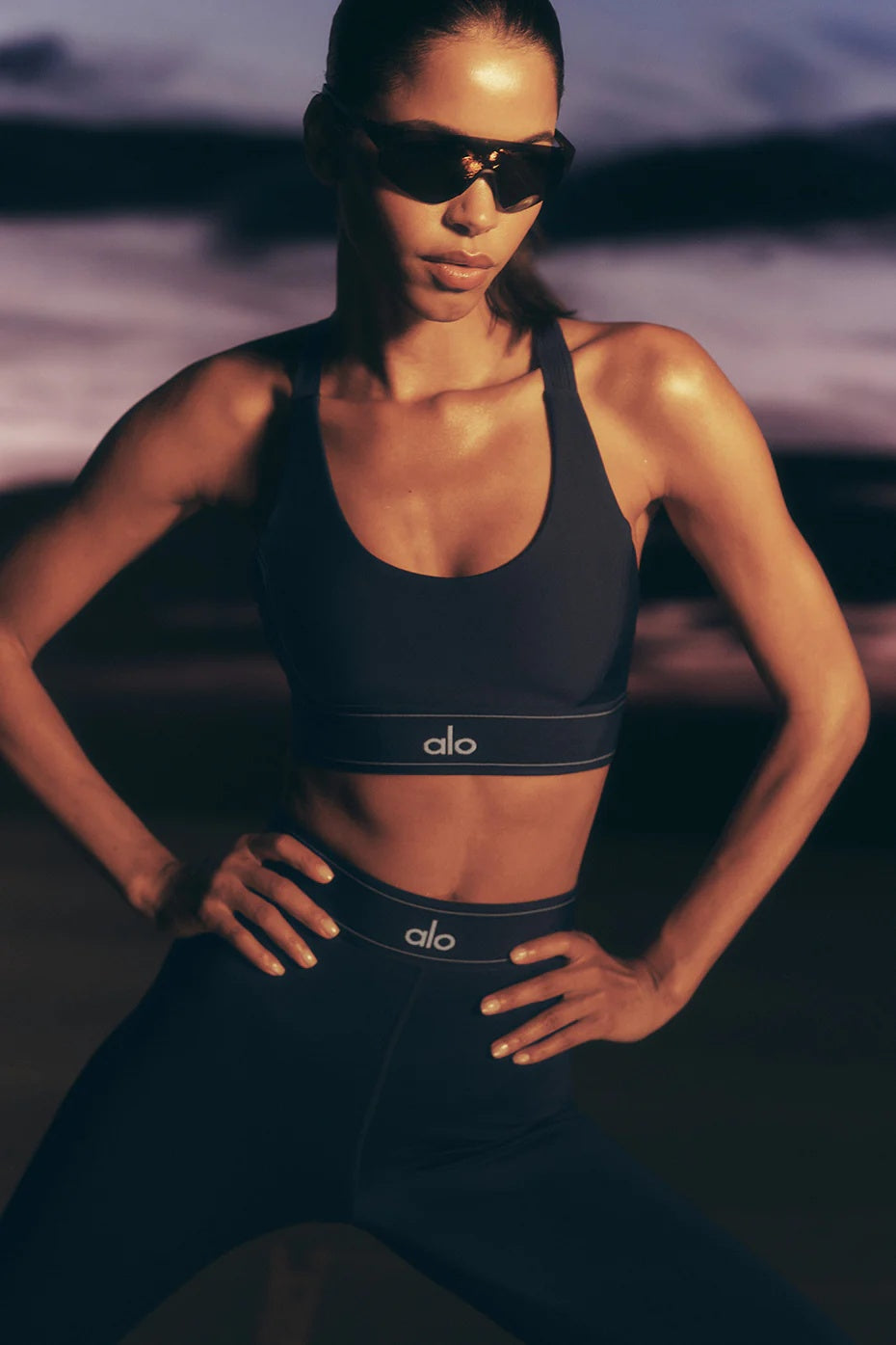 Airlift Suit Up Bra - Navy/Navy