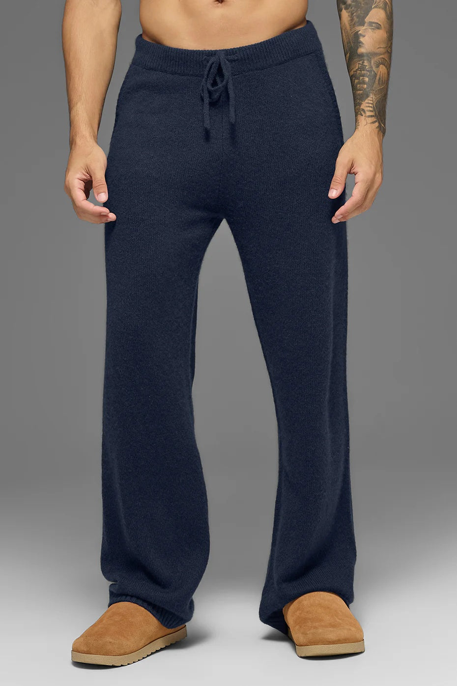 Wool Cashmere New Class Sweatpant - Navy