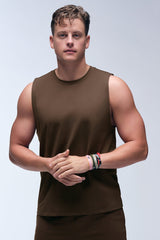 Conquer Muscle Tank - Espresso