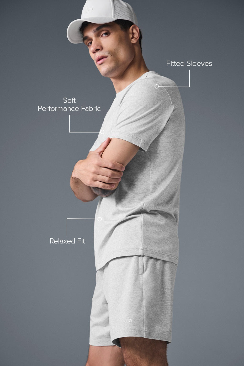 Conquer Reform Crewneck Short Sleeve - Athletic Heather Grey