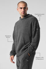 Wool Cashmere New Class Hoodie - Platinum Grey