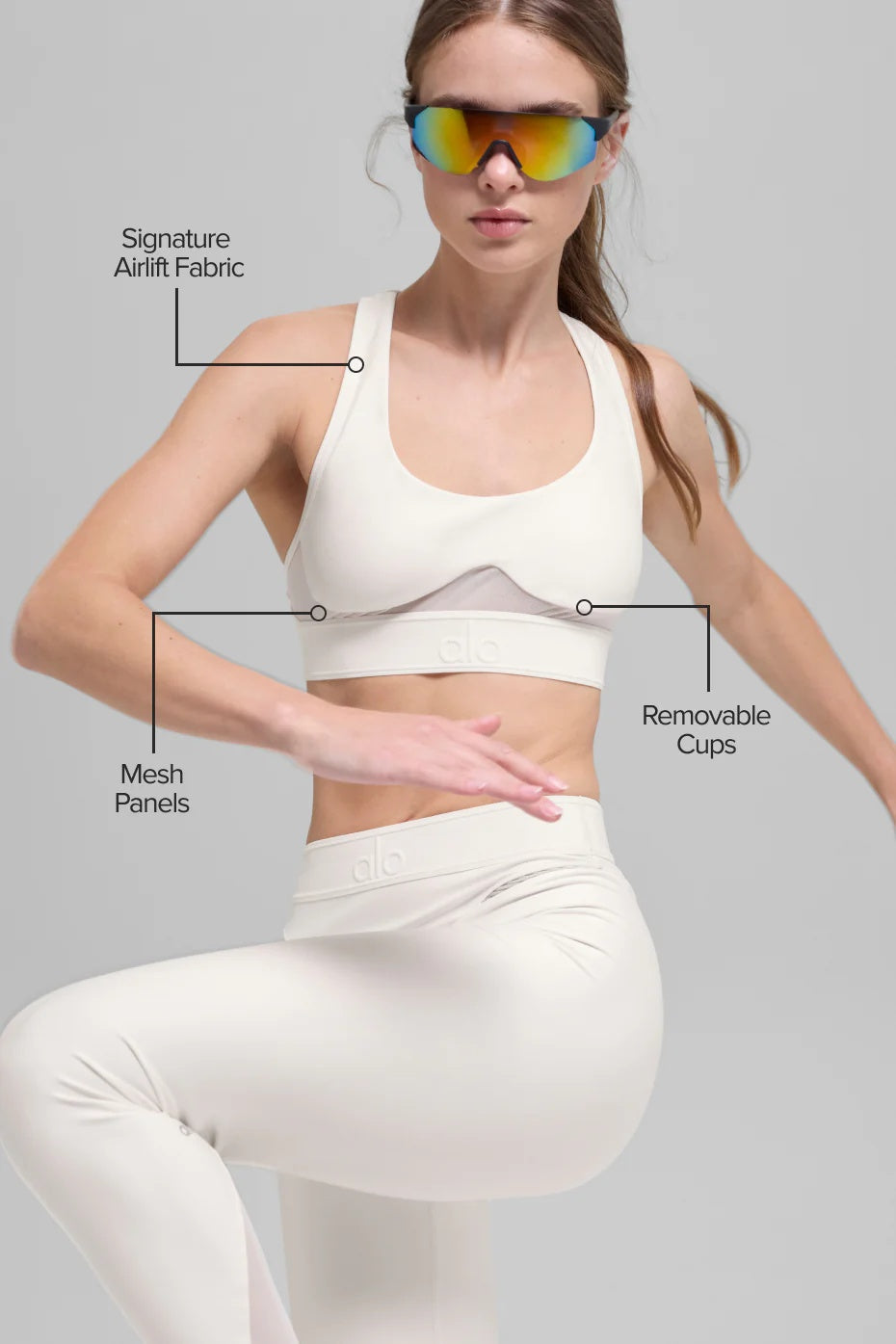 Airlift Rebel Bra - Ivory