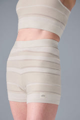 Sport Play High-Waist Knit Short - Ivory/Alabaster