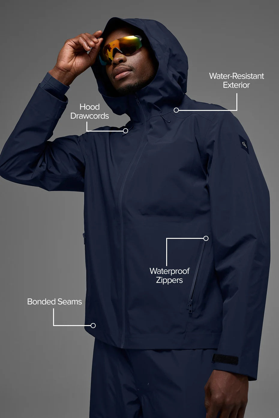 Alpha Shell Jacket - Navy