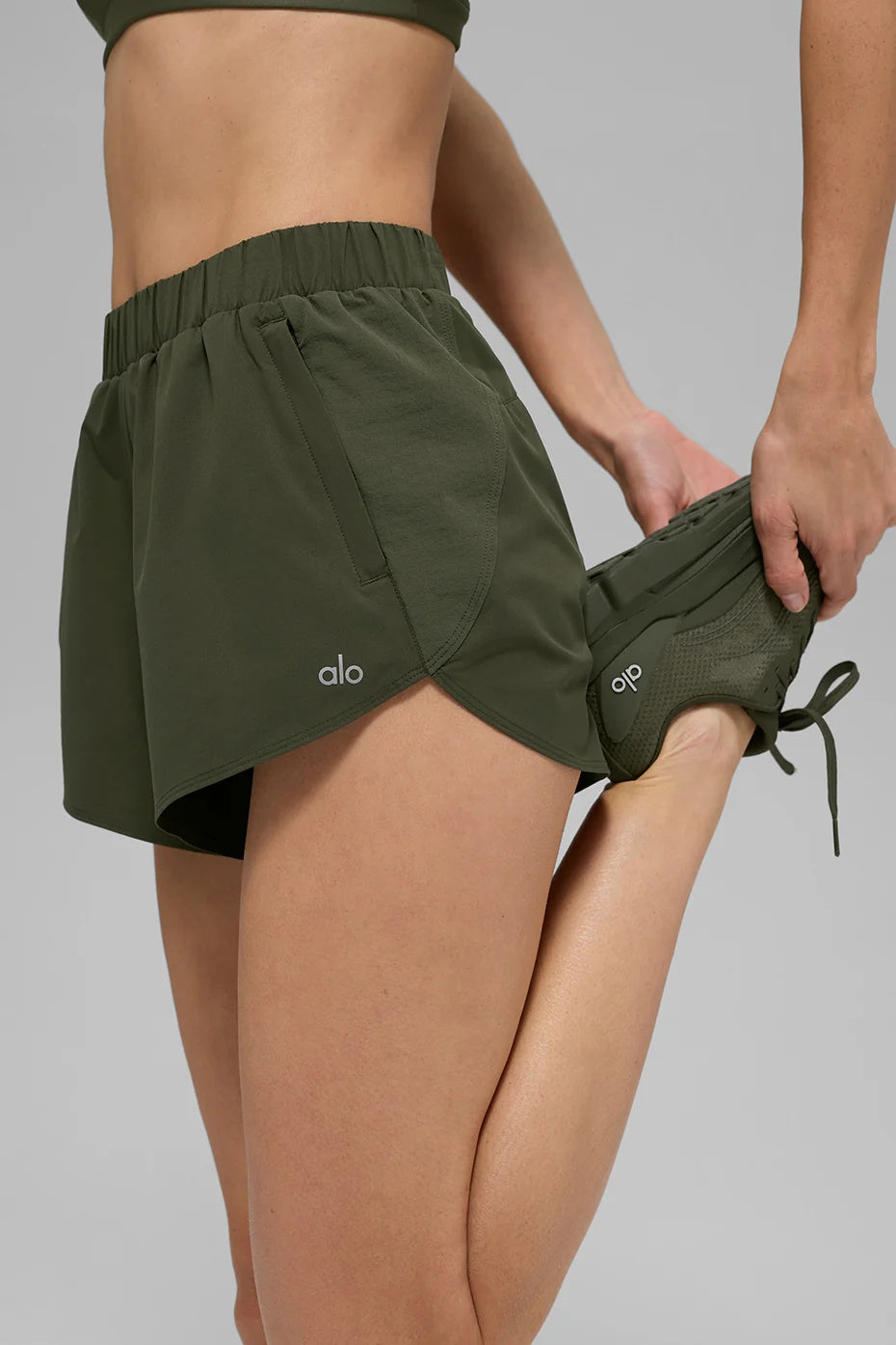 Playmaker Dolphin Short - Green Olive