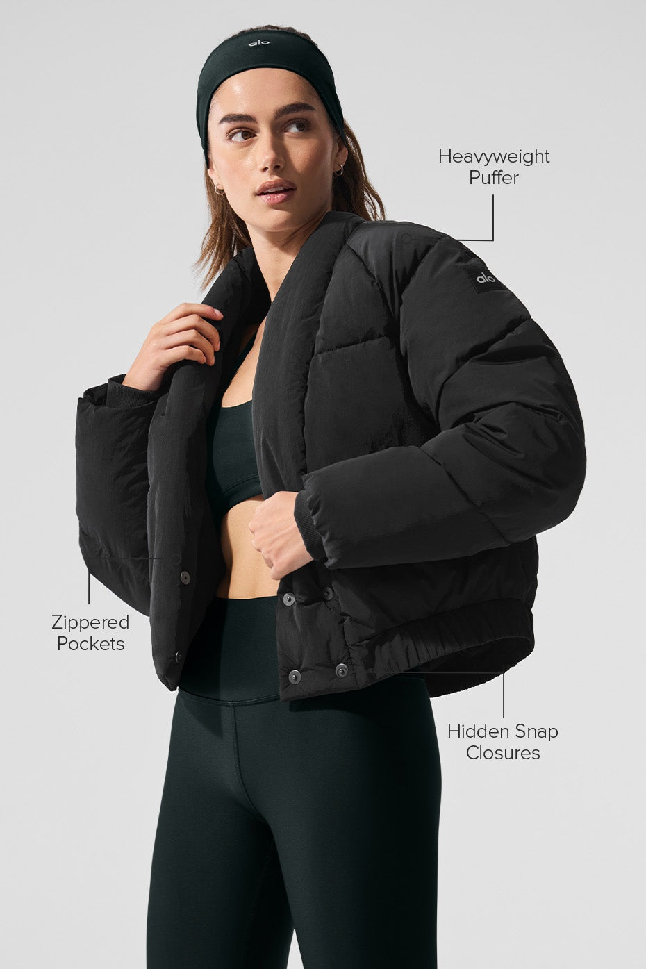 Stargazing Puffer - Black
