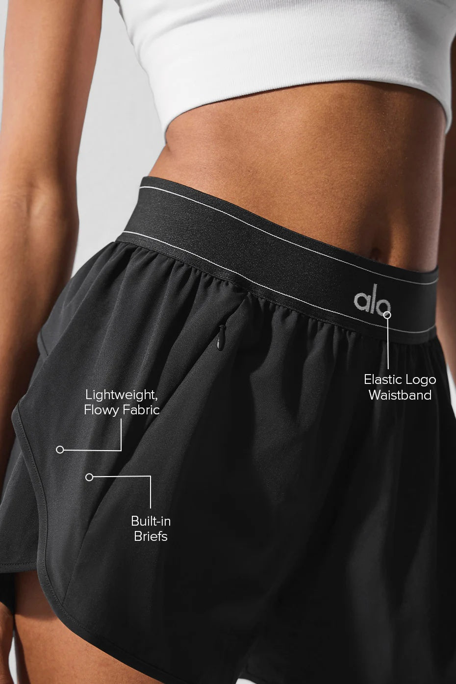 Match Point Short - Black