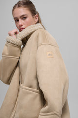 Faux Shearling Grand Jacket - Woodland Tan