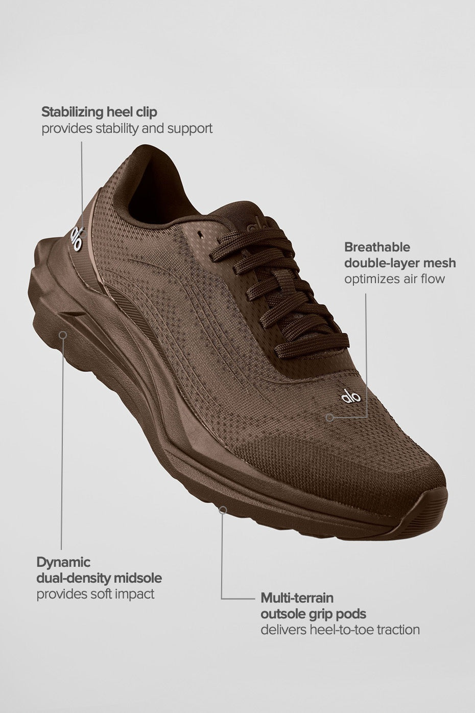 ALO Runner - Espresso