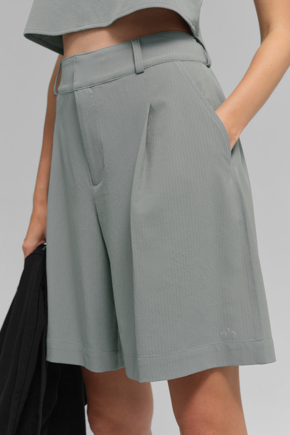 High-Waist Dreamscape Short - Lunar Grey