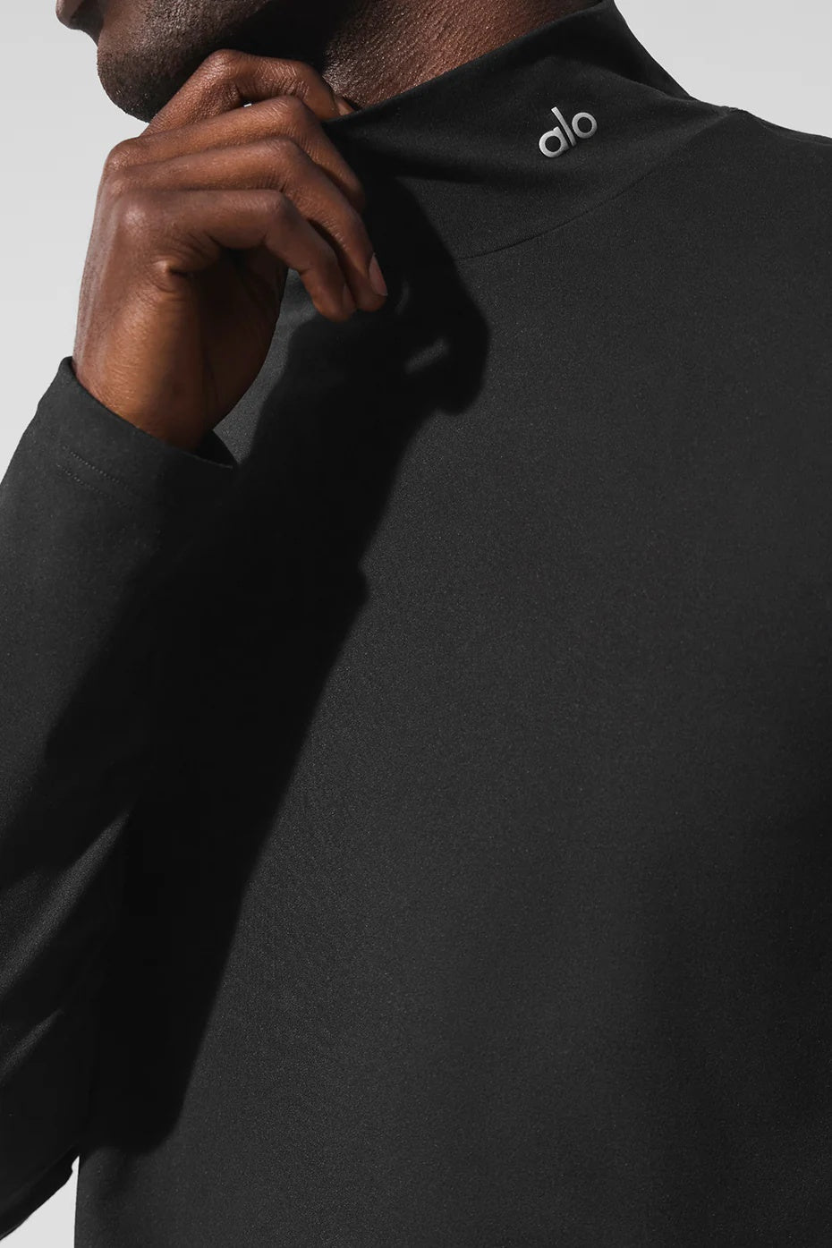 Conquer Reform Mock Neck Long Sleeve - Black