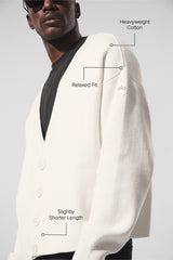 Scholar Cardigan Sweater - Ivory