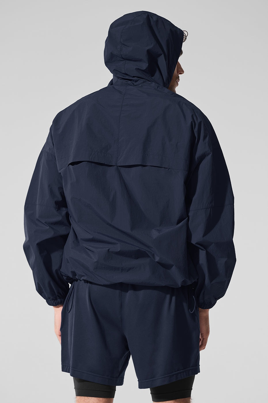 Vantage Nylon Ripstop Track Jacket - Navy