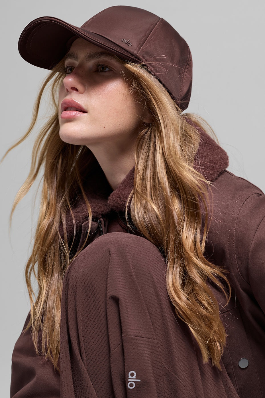 Satin Off-Duty Cap - Brownstone