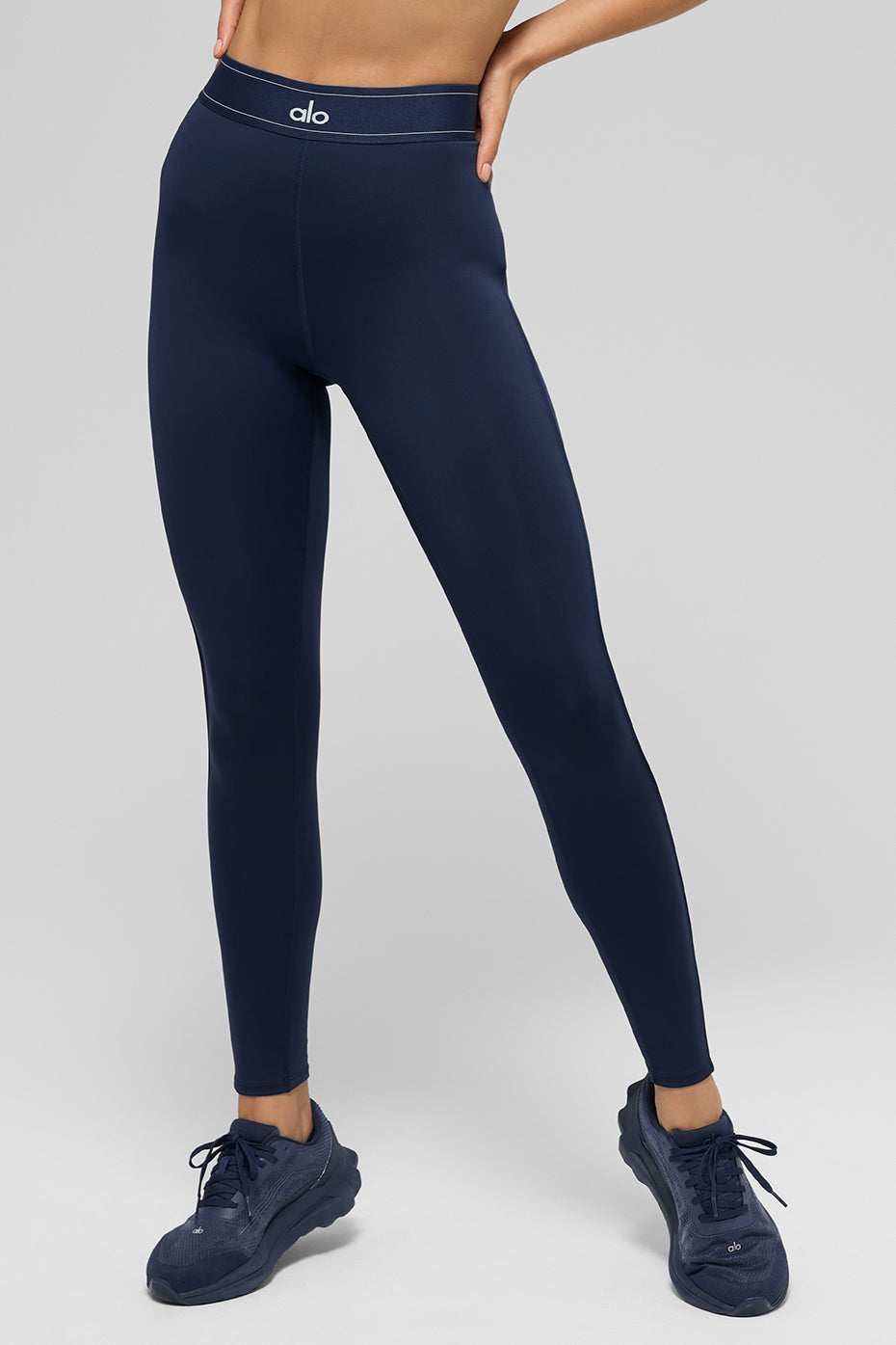 Airlift High-Waist Suit Up Legging - Navy/Navy