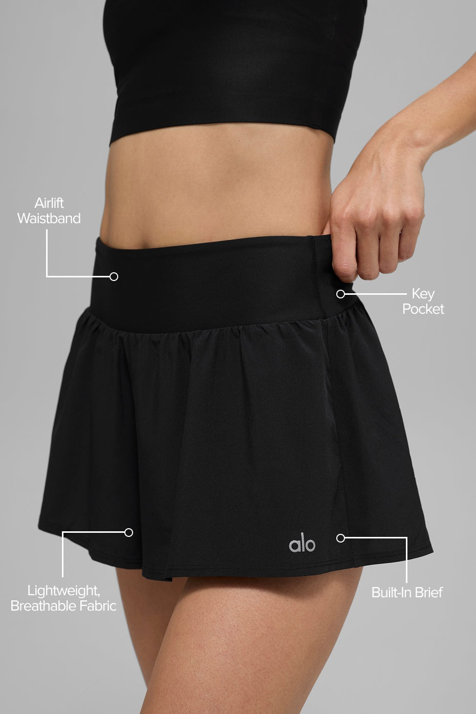 Victory Running Short - Black