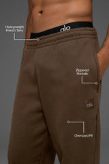 Cuffed Renown Heavy Weight Sweatpant - Espresso